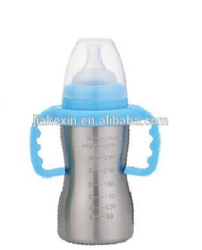 Stainless Steel Baby Feeding Bottles with measuring line