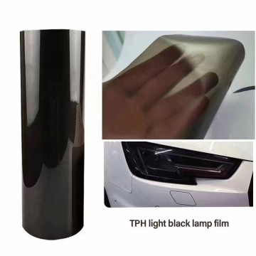 TPH Light Black Car Furlight Tint Foil Foil