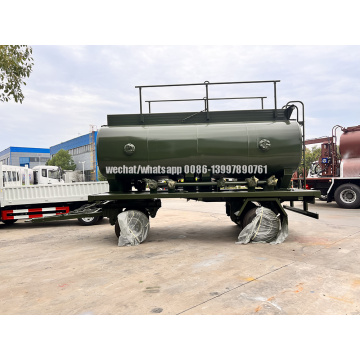 2 ejes Customizados de 10,000 literas Tank de combustible Remolque completo para la venta