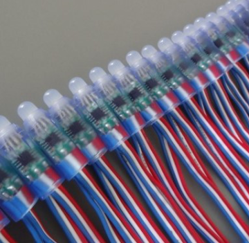 12 mm LED rotondo pixel UCS1903 WS2811 Stringa di decorazione natalizia a colori a colori