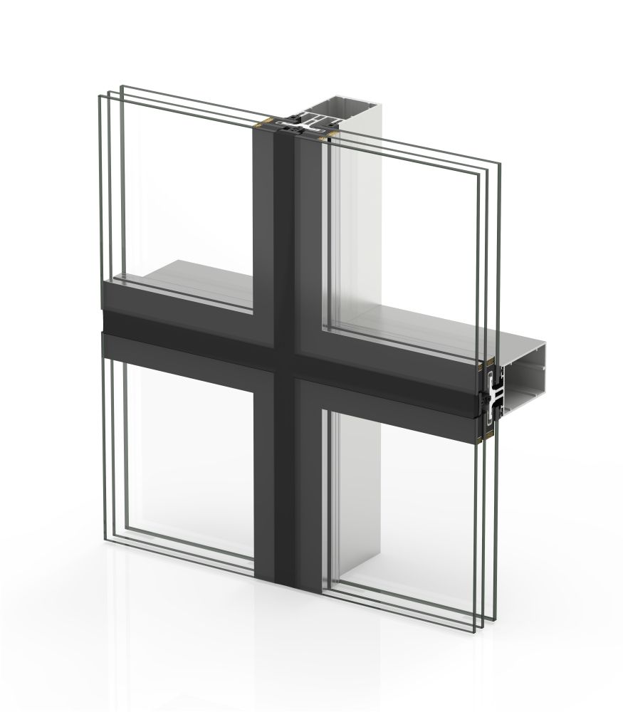 aluminum curtain wall system
