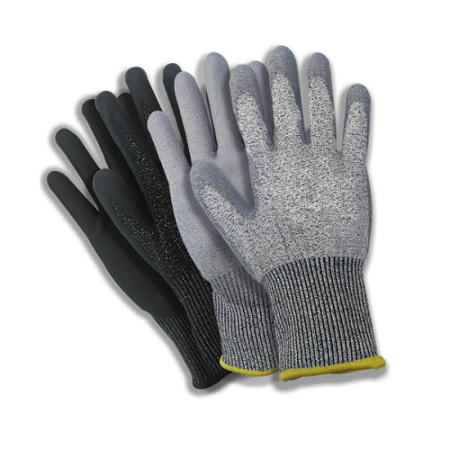 Guantes medianos sin látex Pu Palm