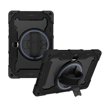 Rotating Kickstand Heavy Duty Silicone Case with Shoulder Strap for Huawei Honor Pad X9/X8 Pro 11.5 Inch