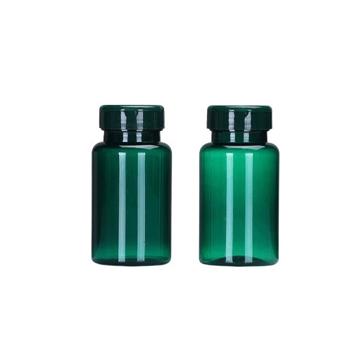 100cc σκούρο πράσινο πλαστικό μπουκάλι συσκευαστή κατοικίδιων ζώων