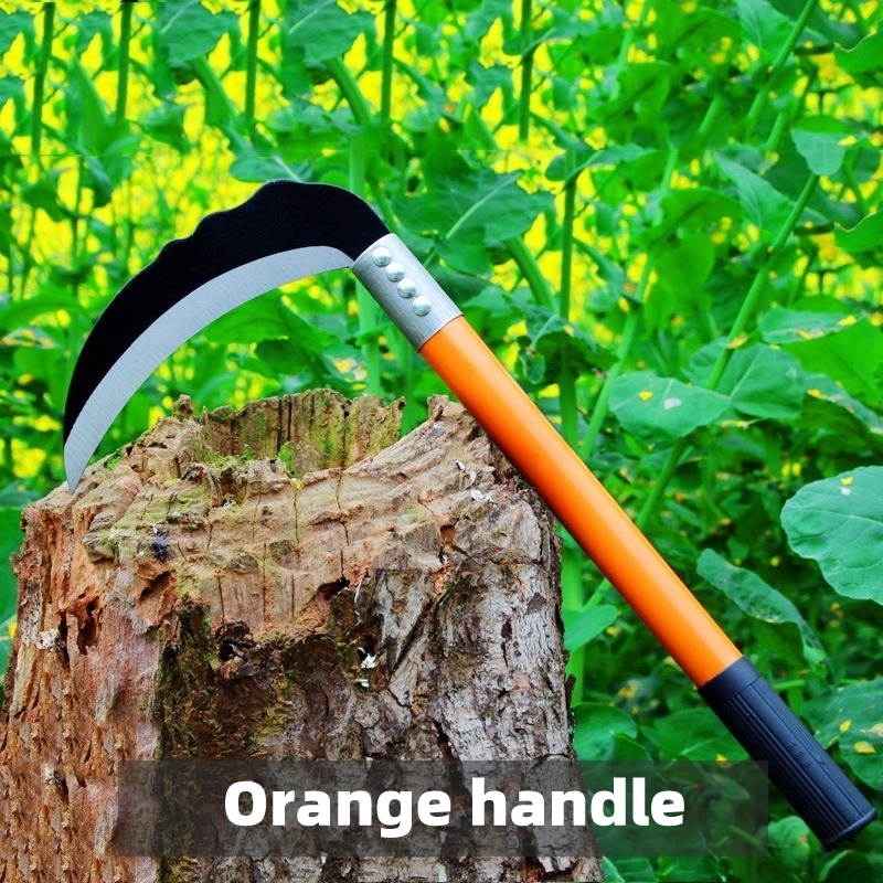 All steel outdoor corn harvest gardening hand sickle agricultural household weeding sickle for palm harvest