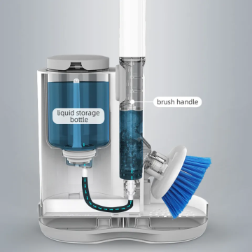 2024 Automatic Jet Pressure Dishwashing Brush: Factory Direct, Long Handle, Soap Dispensing, Hand-Free Kitchen Cleaning Tool