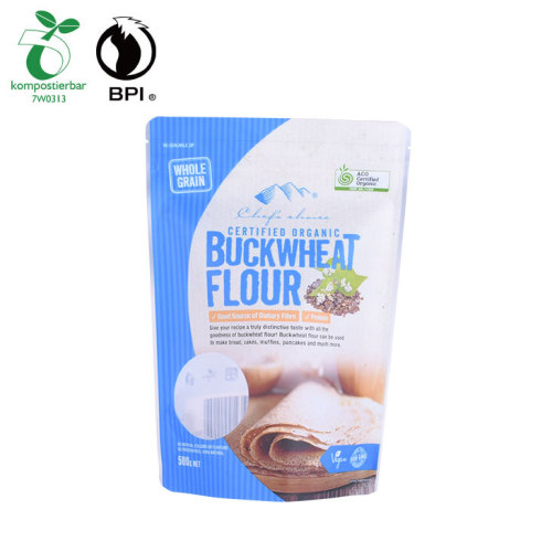 sac de café biodégradable compostable à fermeture à glissière certifié bpi