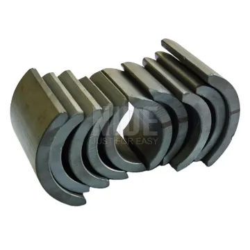 DC Motor with Servo Magnet for Water Pump - Black Arc Ferrite Permanent Magnet