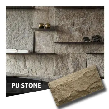 2024 Hot Selling Waterproof PU Mushroom Stone for Outdoor Wall Panels