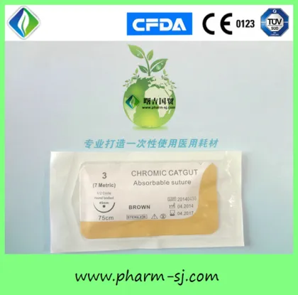 Free Sample Available Trade Assurance Service Online Pharmacy Medical Consumable Suture/ Surgical Suture with Needle