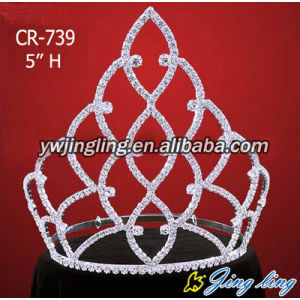 Wholesale crystal rhinestone pageant crowns and tiaras