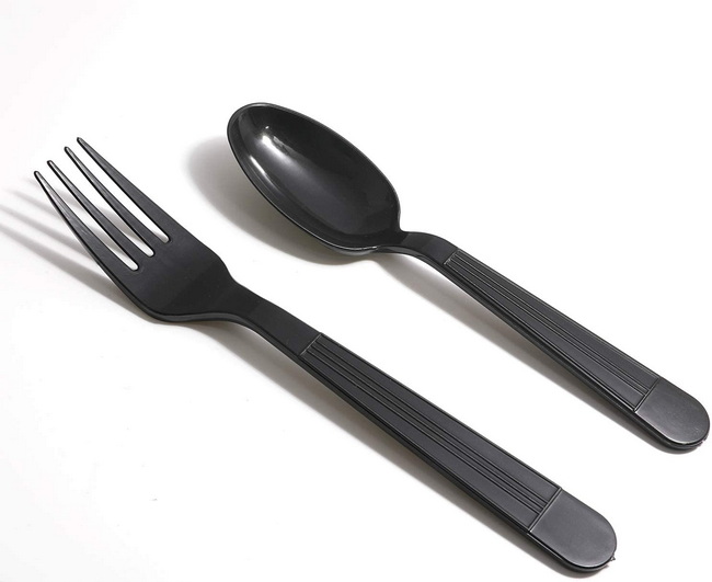 Disposable Plastic Knife Fork Spoon Cutlery Set