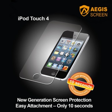 New Generation Screen protector Easy Attachment Crystal Clear screen protector for iPod touch 4