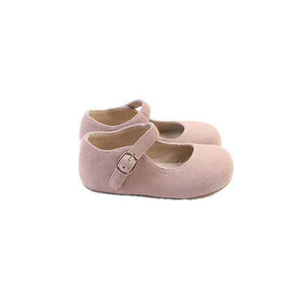Genuine Leather Kids Dress Flat Shoes