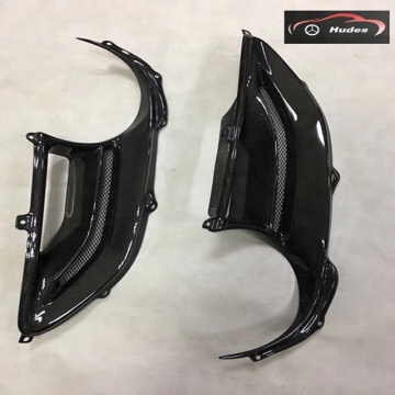 Cover Lampu Cahaya Karbon Untuk Ferrari 488 GTB &amp; Sampul Lampu Tail Spider
