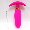 Conjunto de vibrador de plug anal vibratório giratório 360 °