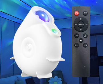 Starry Sky Light Rotating Full Sky Star Projector with Bluetooth Atmosphere Intelligent Night Light