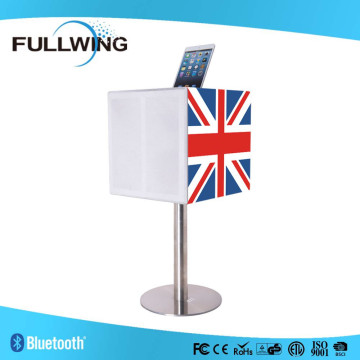 2015 hot selling 2.1ch metal standing bluetooth speaker