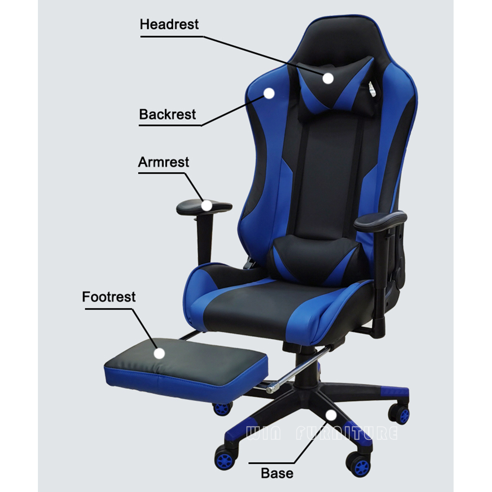 كرسي ألعاب سباقات الكمبيوتر PC Gamer Chair