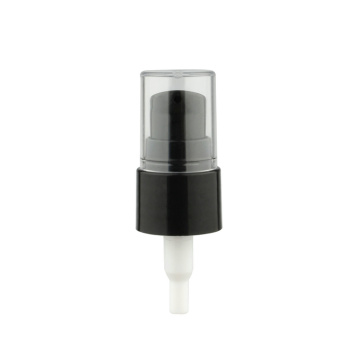 high quality wholesale 20/410 20 415 24/410 black AS cap treatment cream pump with half cover