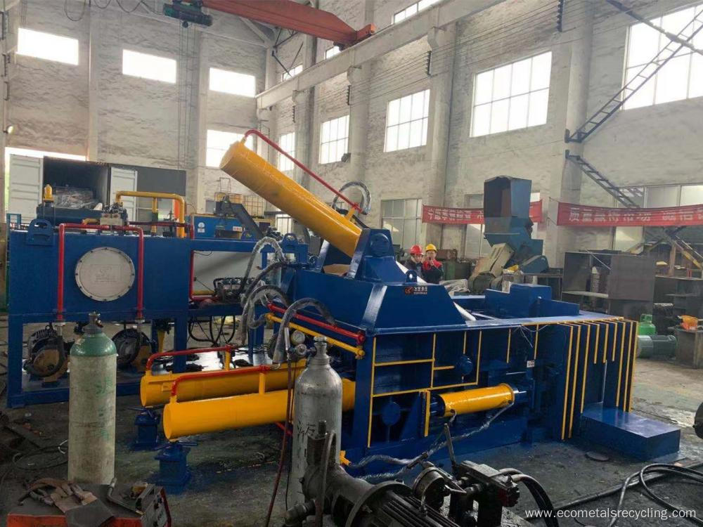 Automatic Hydraulic Metal Baler For Scrap Recycling