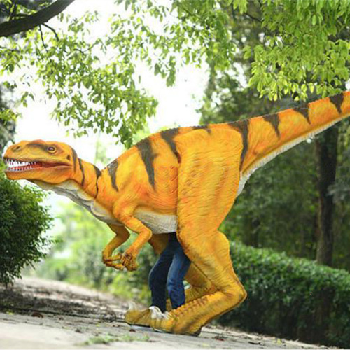 Durable Realistic Velociraptor Costume for Theme Parties