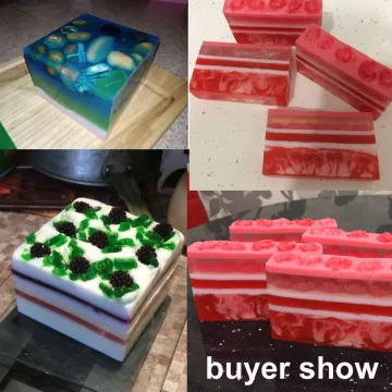 500ML Silicone Mold Handmade Soap Toast Mould Square