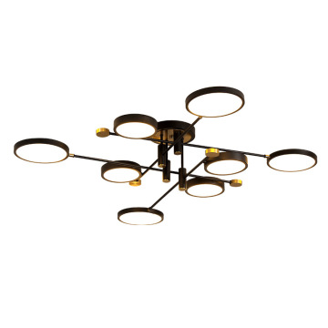 INSHINE Lampada da soffitto nera a filo