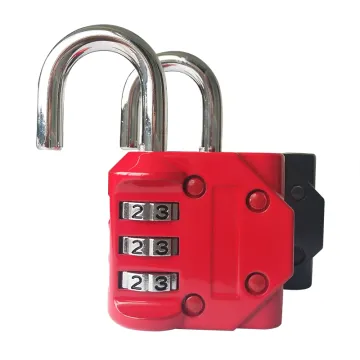 3 Digit Code Password Combination Zinc Alloy Padlock
