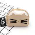 Leather Coin Purses Cartoon cat PU make up coin purse Supplier