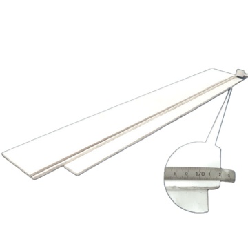 1.72m Long Wear-Resistant Rectangular 99% Alumina Ceramic Plate