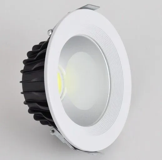 3000k - 6500k Commercial Led Cob Downlight 20w White For Showroom