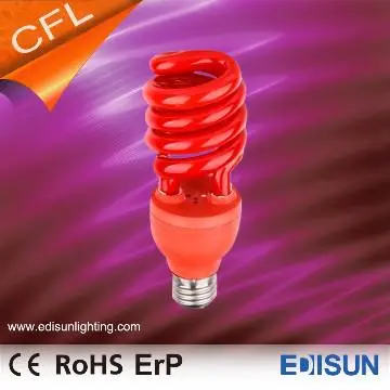 Colourful  20W E27 CFL Bulb