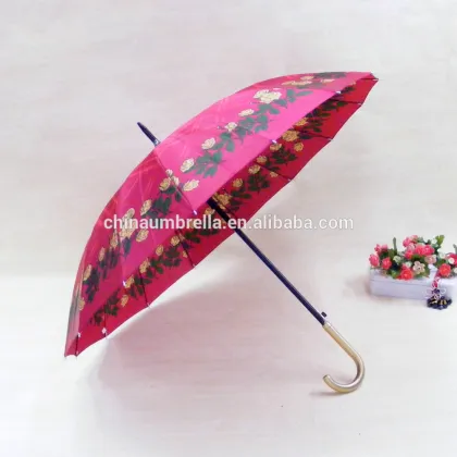 satin umbrella 16k Umbrella strong frame umbrella