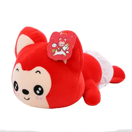 Custom Red Fox Plush Toys Stuffed Plush Animal Fox  Beaver Pillow Dolls