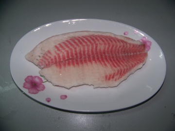 Frysta fiskfilé tilapia med co -behandling