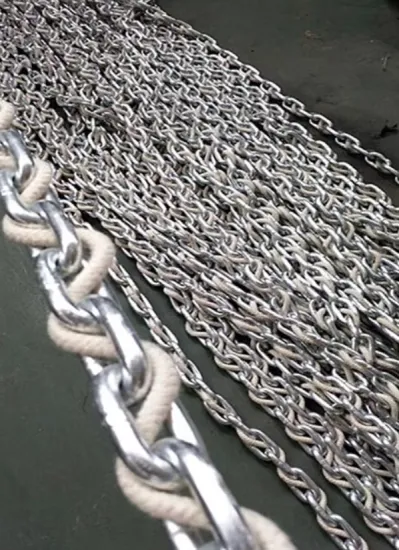 Rope insert elevator compensation chain for lift