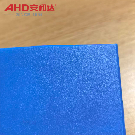PE sheet frosted surface blue