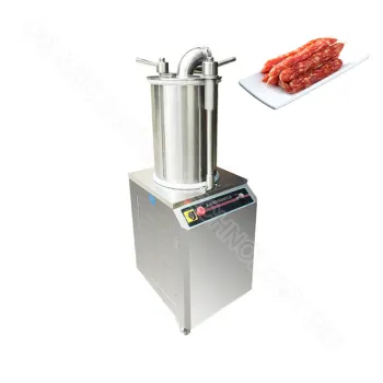 Chicken Sausage Making Machine: Sausage Stuffer and Linker Forming Machine