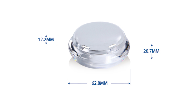 20 g Small Round Face Ceram Acrylic Jar