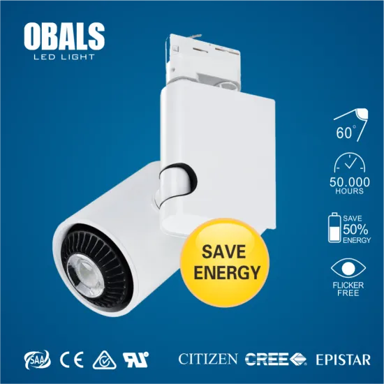 38w led track light LGD-002 OBALS