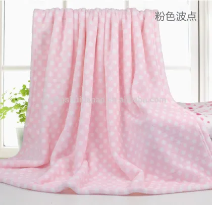 printing flannel blanket flannel towel customized