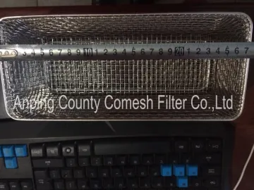 Metal Kitchen Cooking Wire Mesh Basket