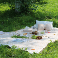 Estera de tela de picnic para acampar al aire libre de salida de otoño