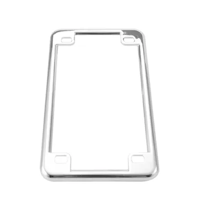 Black Chrome Motorcycle Decorative Frame for Harley Davidson License Plate
