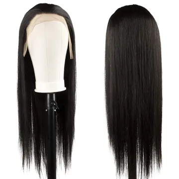Wholesale 4x4 Lace Frontal Closure wig Virgin Brazilian Cutical Aligned Human Hair Cheap Full HD lace Front Wig For Black Women