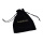 Black small gift velvet bag for wedding