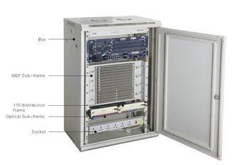 FTTx Cabinet , Outdoor Telecom Cabinet For FTTH Installatio