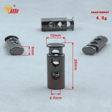 قفل سلك معدني ذو فتحة ثلاثية أسطواني بيضاوي الشكل