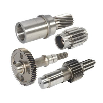 Machined Steel Large Hollow Gear Shaft with Sun Turning Knurled Spiral Wheel